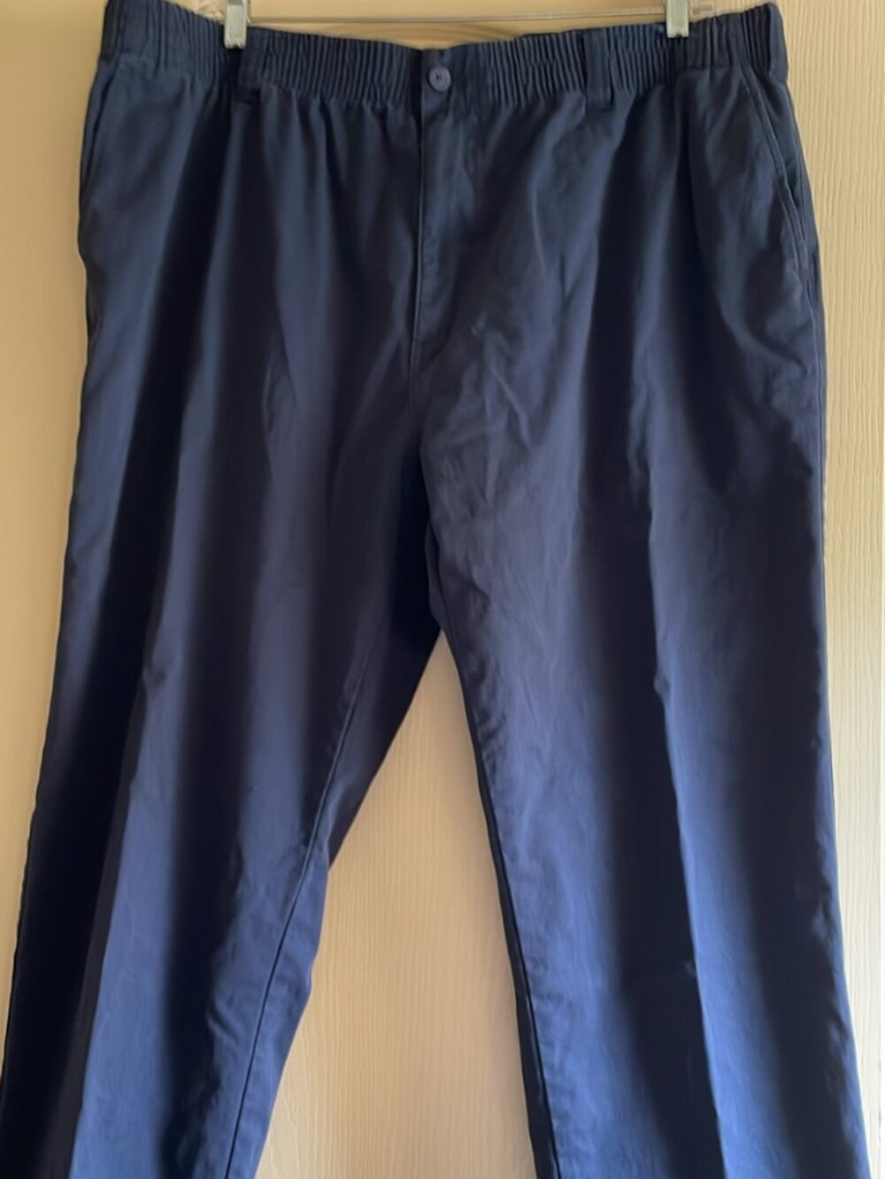 DXL Navy Blue Elastic Waist Pants (P)